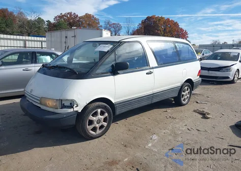 1992 Toyota Previa Dlx from USA, damaged, VIN JT3AC11R1N1038485
